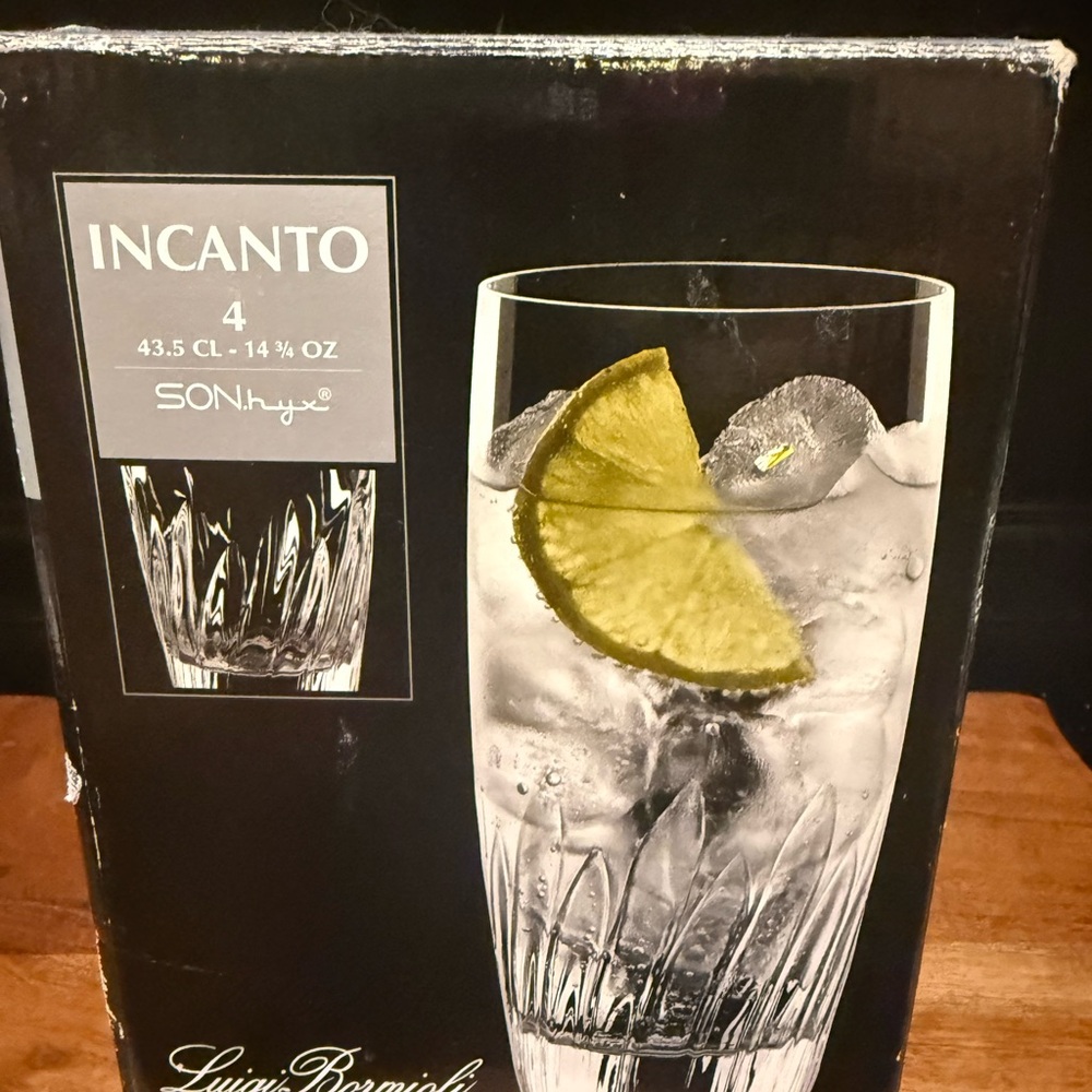 Incanto Clear Highball Glasses - Set of 4